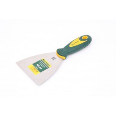 Шпательная лопатка Kraftool 10035-100 с двухкомпонентной рукояткой, нержавеющее полотно, 100мм